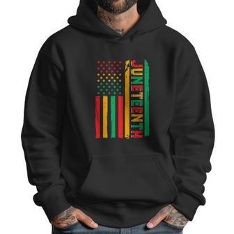 Rero American Flag African American Flag June 19 1865 Graphic Design Printed Casual Daily Basic Men Hoodie | Favorety DE