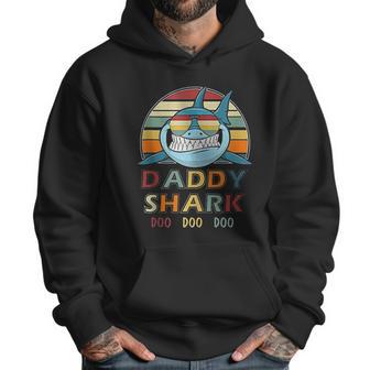 Retro Vintage Daddy Shark Men Hoodie | Favorety CA