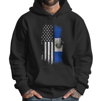 Salvadoran America Flag El Salvador Usa Men Hoodie | Favorety CA