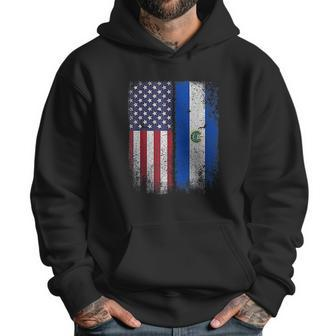 Salvadoran American Flag El Salvador Salvadorean Salvadorian Men Hoodie | Favorety UK