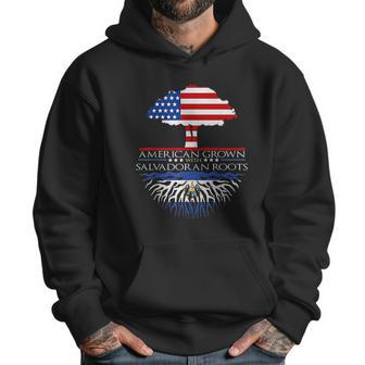 Salvadoran Roots American Grown Tree Flag Usa El Salvador Men Hoodie | Favorety AU