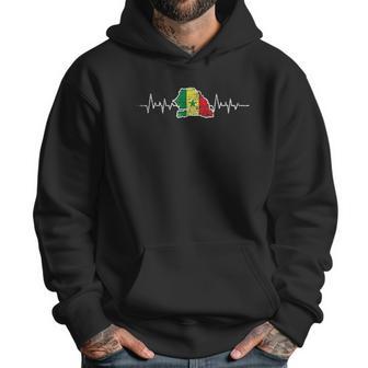 Senegalese Flag Heartbeat Men Hoodie | Favorety