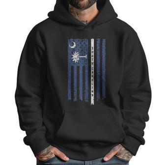 South Carolina State American Flag Men Hoodie | Favorety CA