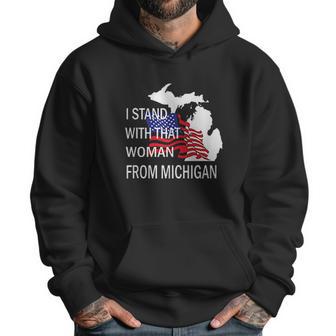 I Stand With That Woman From Michigan State American Flag Men Hoodie | Favorety DE