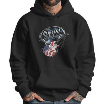 Styx Tall American Flag Guitar Men Hoodie | Favorety UK