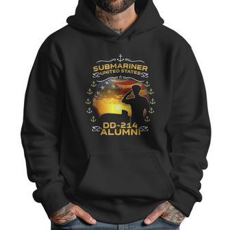 Submarine Dd 214 Veteran Military American Flag Men Hoodie | Favorety DE