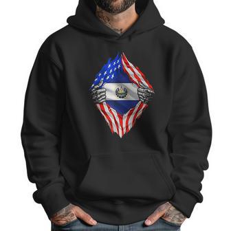 Super Salvadoran Heritage El Salvador Roots Usa Flag Men Hoodie | Favorety AU