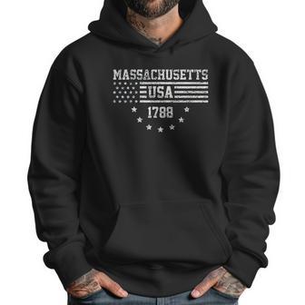 Ugp Campus Apparel Usa Flag Statehood America Founding State Pride Men Hoodie | Favorety CA