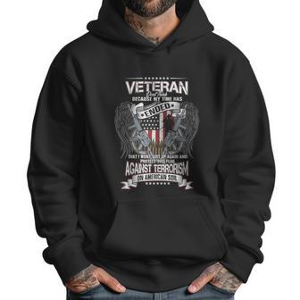 Veteran On American Soil Graphic Design Printed Casual Daily Basic Men Hoodie | Favorety CA