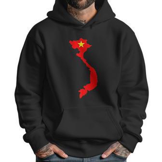 Vietnam Country Map With Vietnamese Flag Men Hoodie | Favorety AU