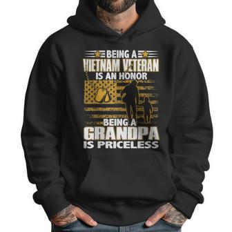 Mens Being Vietnam Veteran Is An Honor Grandpa Is Priceless Men Hoodie | Favorety UK