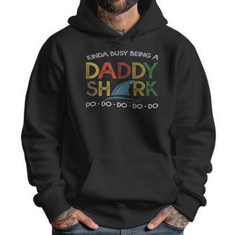 Vintage Daddy Shark Doo Doo Daddy Gifts Men Hoodie | Favorety AU