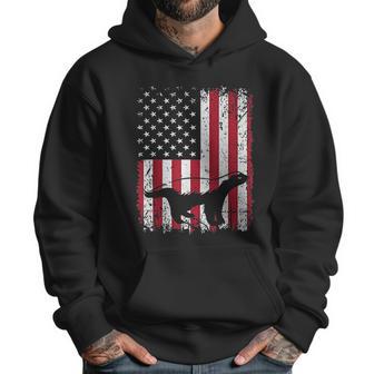 Vintage Honey Badger American Flag Animals Lover Men Hoodie | Favorety UK