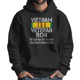 Vintage Us Military Family Vietnam Veteran Son Men Hoodie | Favorety AU