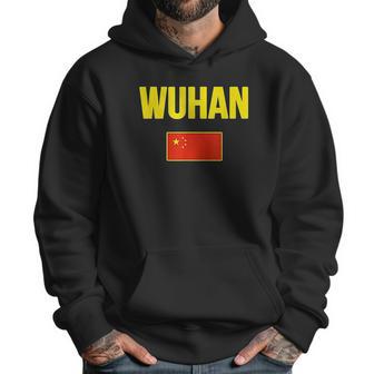 Wuhan Chinese Flag China Men Hoodie | Favorety