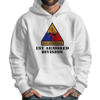 Army 1St Armored Division Full Color Veteran Men Hoodie | Favorety DE