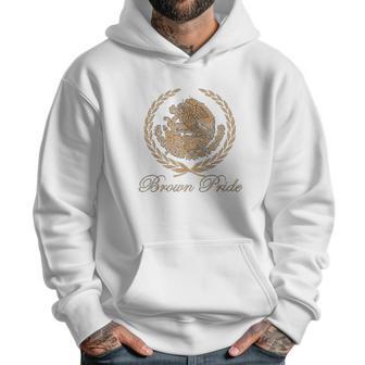 Brown Pride Mexican Heritage Flag Men Hoodie | Favorety UK