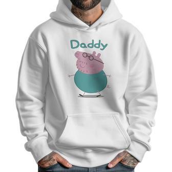 Daddy Pig Fathers Day Funny Men Hoodie | Favorety UK