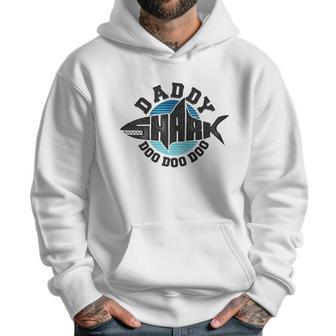 Daddy Shark Graphic Dad Birthday Gifts Men Hoodie | Favorety