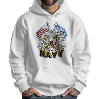 Double Flag Usn Navy Men Hoodie | Favorety AU