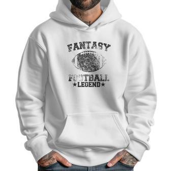 Mens Fantasy Football Legend Funny Season Novelty Graphic Dad Gameday Men Hoodie | Favorety