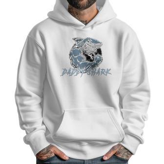 Funny Fathers Day Daddy Shark Gymer Gift Men Hoodie | Favorety DE