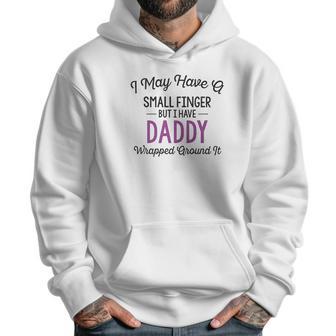 Heart Co Designs Baby Girl Clothes Daddy Wrapped Around Men Hoodie | Favorety DE