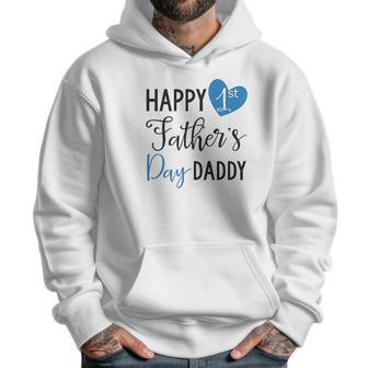 Heart Co Designs Day Baby Onesies Happy 1St Fathes Day Daddy Men Hoodie | Favorety CA