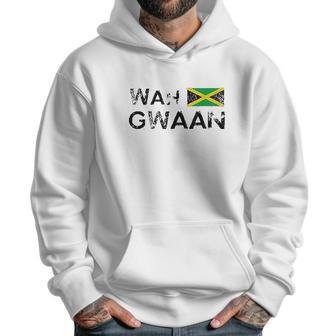 Jamaica Wah Gwaan Flag Jamaican Pride Fan Gift Men Hoodie | Favorety UK