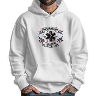 Operation Diseaes 2020 Enduring Clusterfuck American Flag Men Hoodie | Favorety