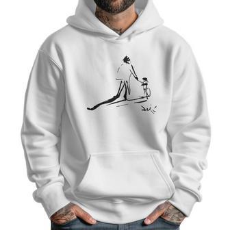 Salvador Dali Sketch Childhood With Father Riding A Bike 1971 Men Hoodie | Favorety DE