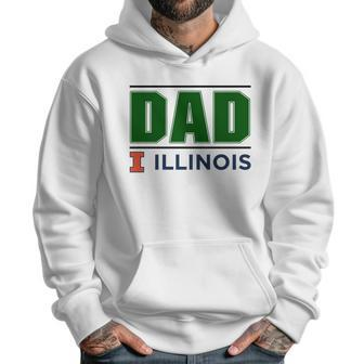 University Of Illinois At Urbana Champaign Proud Dad Parents Day 2020 Men Hoodie | Favorety