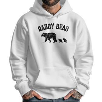 Vintage Daddy Bear With 2 Two Cubs Dad Father Papa T-Shirt Men Hoodie | Favorety CA