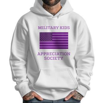 Military Kids Appreciation Society Veteran Of Us Army American Flag Graphic Design Printed Casual Daily Basic Men Hoodie | Favorety DE