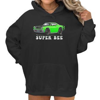 1969 Dodge Coronet Super Bee Full Color Design Women Hoodie | Favorety UK