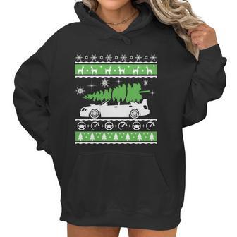 2X Low Toyota Corolla Ae92 Christmas Car Tree Ugly Sweater Women Hoodie | Favorety AU