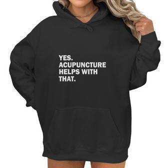 Womens Acupuncture Cute Shirt Women Hoodie | Favorety