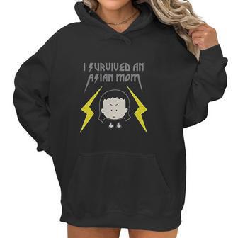 Angry Little Asian Girl I Survived An Asian Mom Women Hoodie | Favorety AU