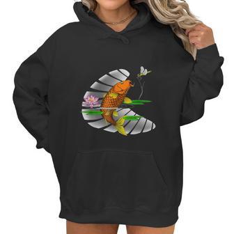 Animal Lovers Fishing Carp Fish Dragonfly T Women Hoodie | Favorety UK