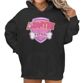 Auntie Patrol - Dog Mom Dad Funny Gift Birthday Party Women Hoodie | Favorety UK