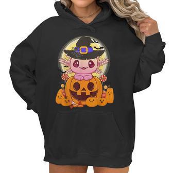 Axolotl Halloween Costume Pumpkin Pastel Goth Kawaii Anime Men Women T-Shirt Graphic Print Casual Unisex Tee Women Hoodie | Favorety CA