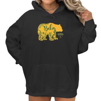 Baylor Bears Baby Bear Floral Apparel Women Hoodie | Favorety