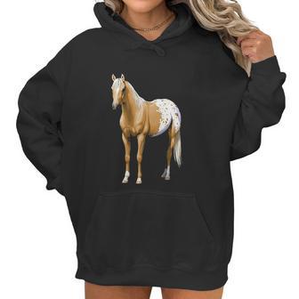 Beautiful Palomino Blanket Appaloosa Horse Lover Women Hoodie | Favorety CA