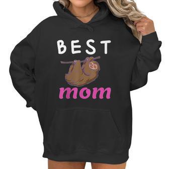 Best Mom Ever Mothers Day Sloth Women Hoodie | Favorety UK