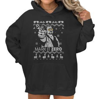 The Big Lebowski Mark It Zero Christmas Women Hoodie | Favorety UK