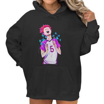 Blue Butterfly Haikyuu Women Hoodie | Favorety CA