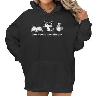 Book Cat Coffee - Canada And Europe Women Hoodie | Favorety