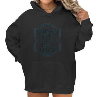 Bourbon Bound Whiskey Bent Women Hoodie | Favorety DE