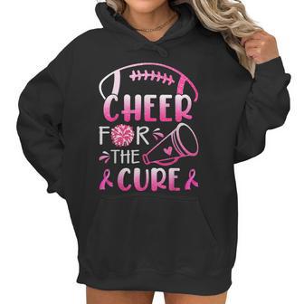 Breast Cancer Awareness Cheer For The Cure V2 Men Women T-Shirt Graphic Print Casual Unisex Tee Women Hoodie | Favorety CA