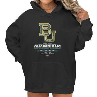 Bu Women’S Basketball Champions Baylor Bears Women Hoodie | Favorety AU